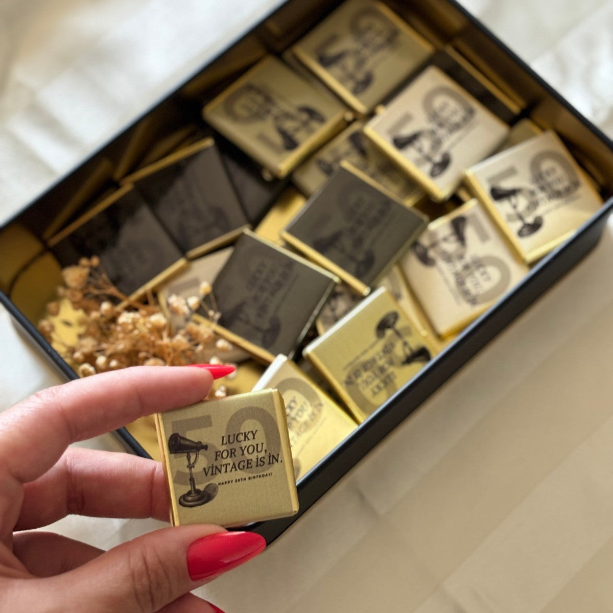 Personalized Birthday Chocolate Favors