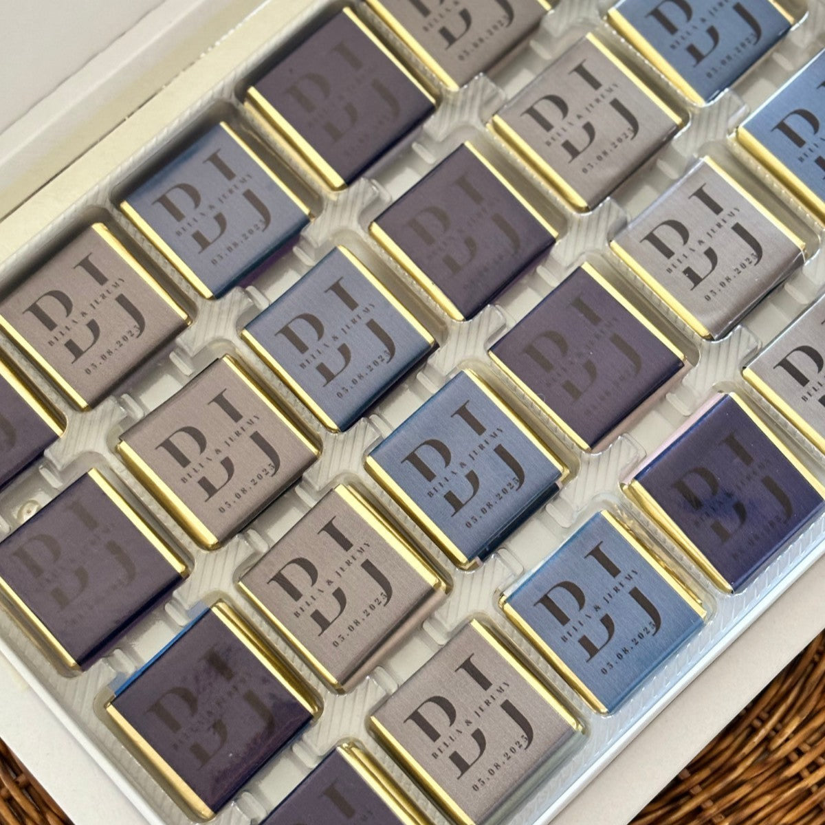 Customized Wedding Chocolate Natural Series