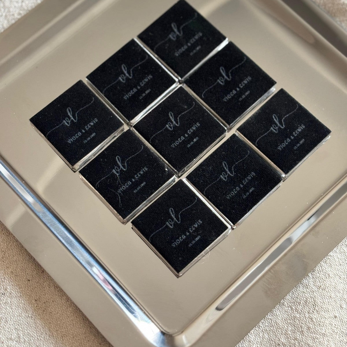 Customized Wedding Chocolate Midnight Series