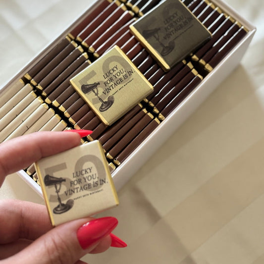 Personalized Birthday Chocolate Favors