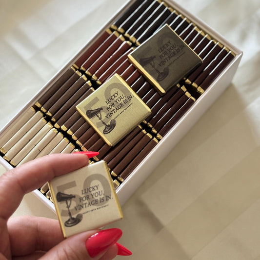 Personalized Birthday Chocolate Favors