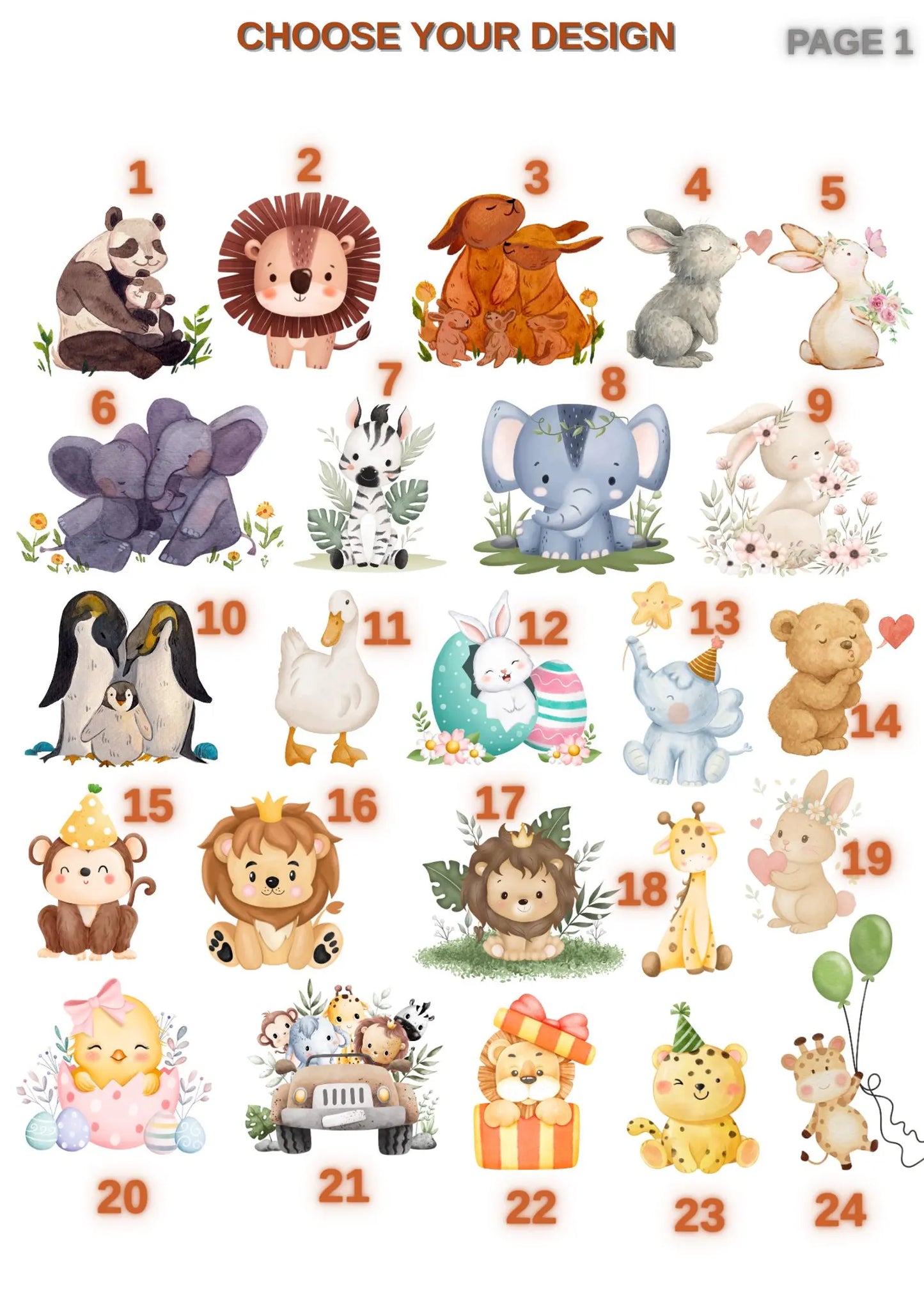 Baby Shower Chocolate Favors