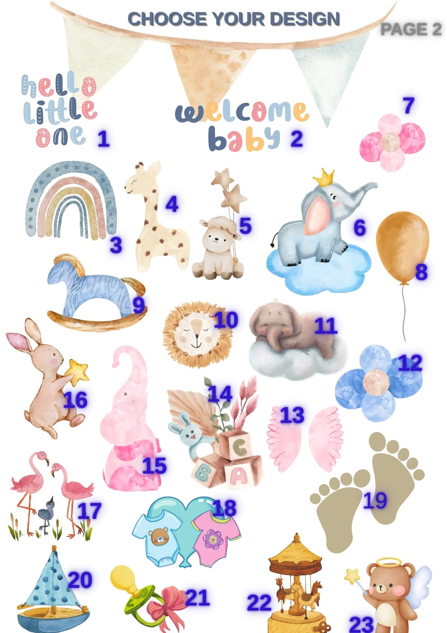 Baby Shower Chocolate Favors